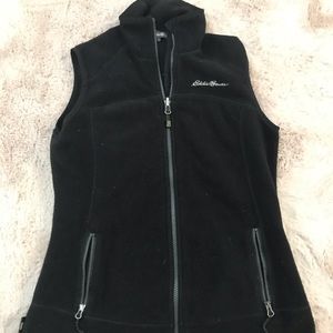 Black Eddie Bauer Fleece Vest
